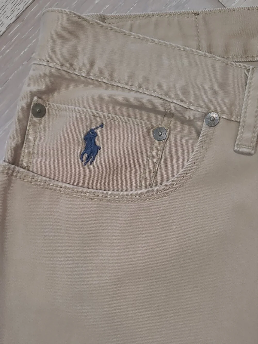 Polo Ralph Lauren Jeans Men's sz 36*/32* 650 Straight Leg Light Brown Pants